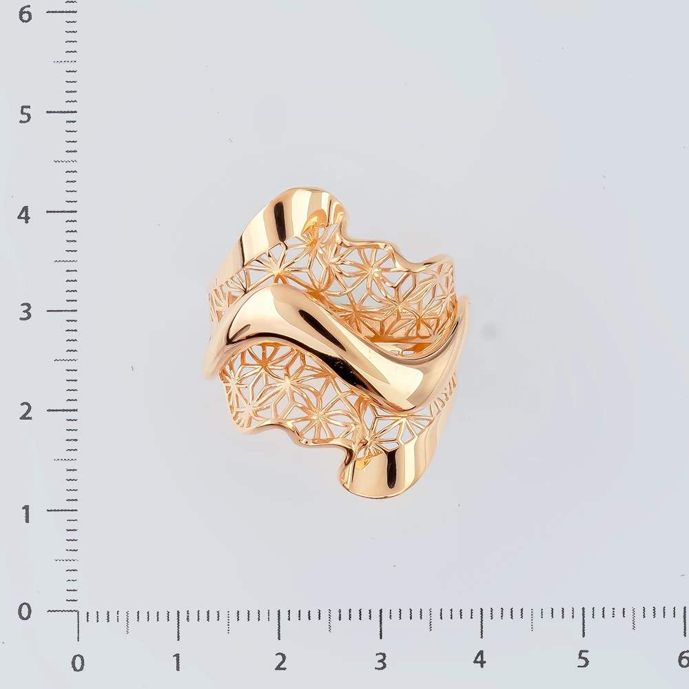 Кольцо из красного золота 585 пробы