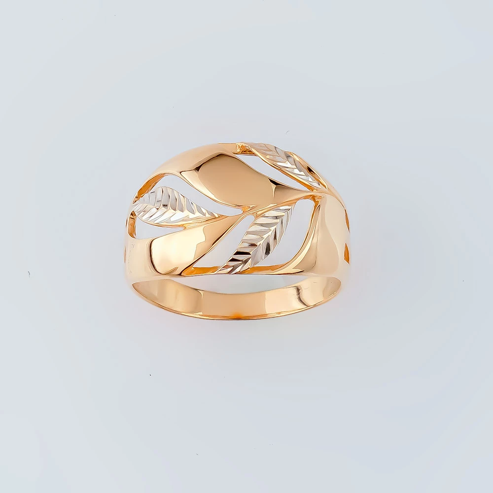 Кольцо из красного золота 585 пробы