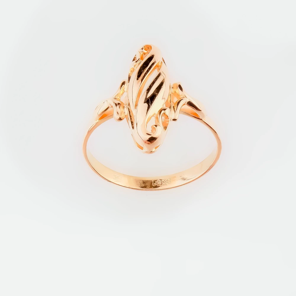 Кольцо из красного золота 585 пробы