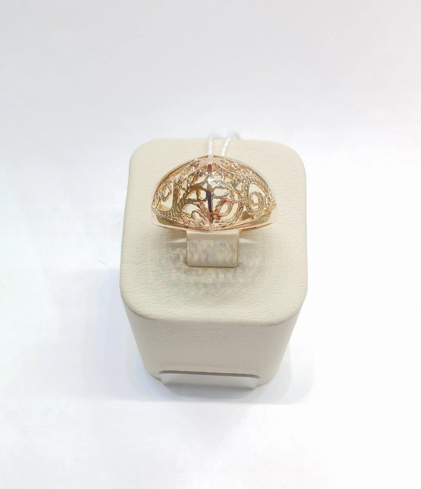 Кольцо из красного золота 583 пробы