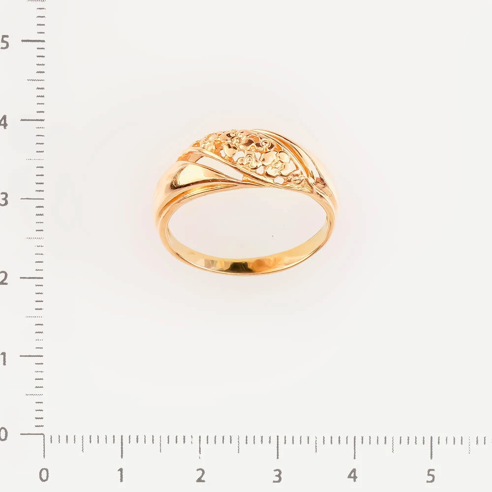 Кольцо из красного золота 585 пробы