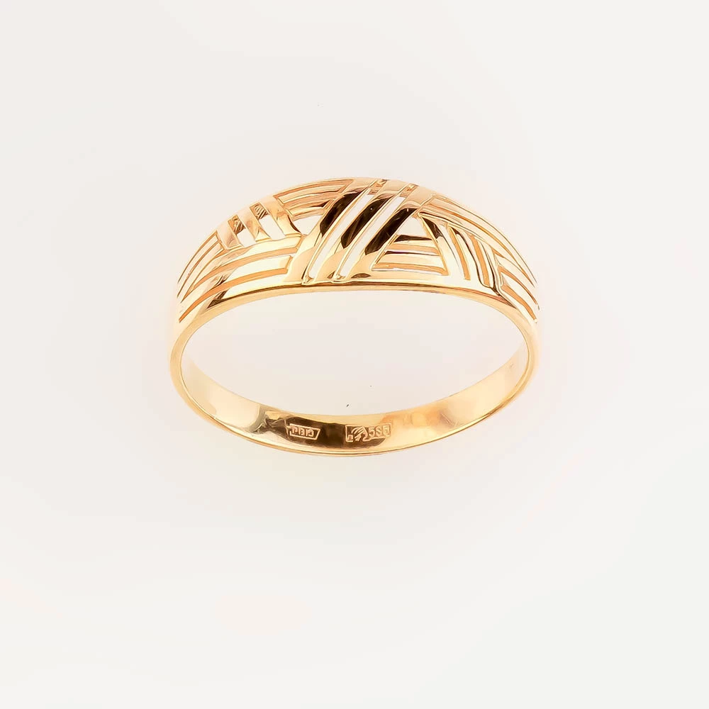 Кольцо из красного золота 585 пробы