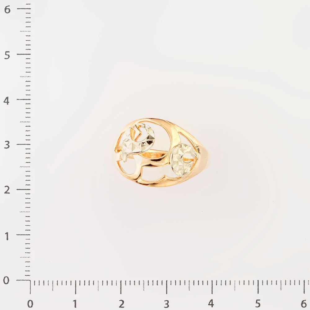 Кольцо из красного золота 585 пробы