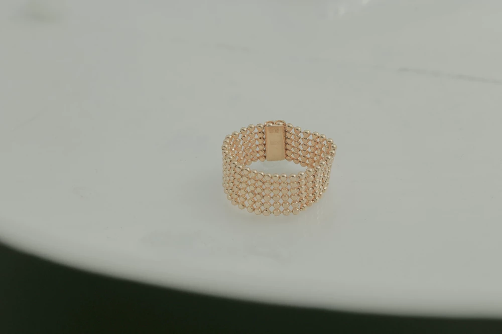 Кольцо из красного золота 585 пробы