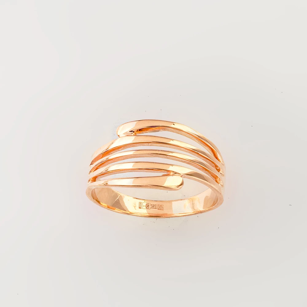 Кольцо из красного золота 585 пробы