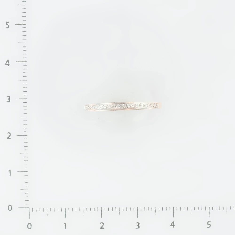 Кольцо с бриллиантом из красного золота 585 пробы