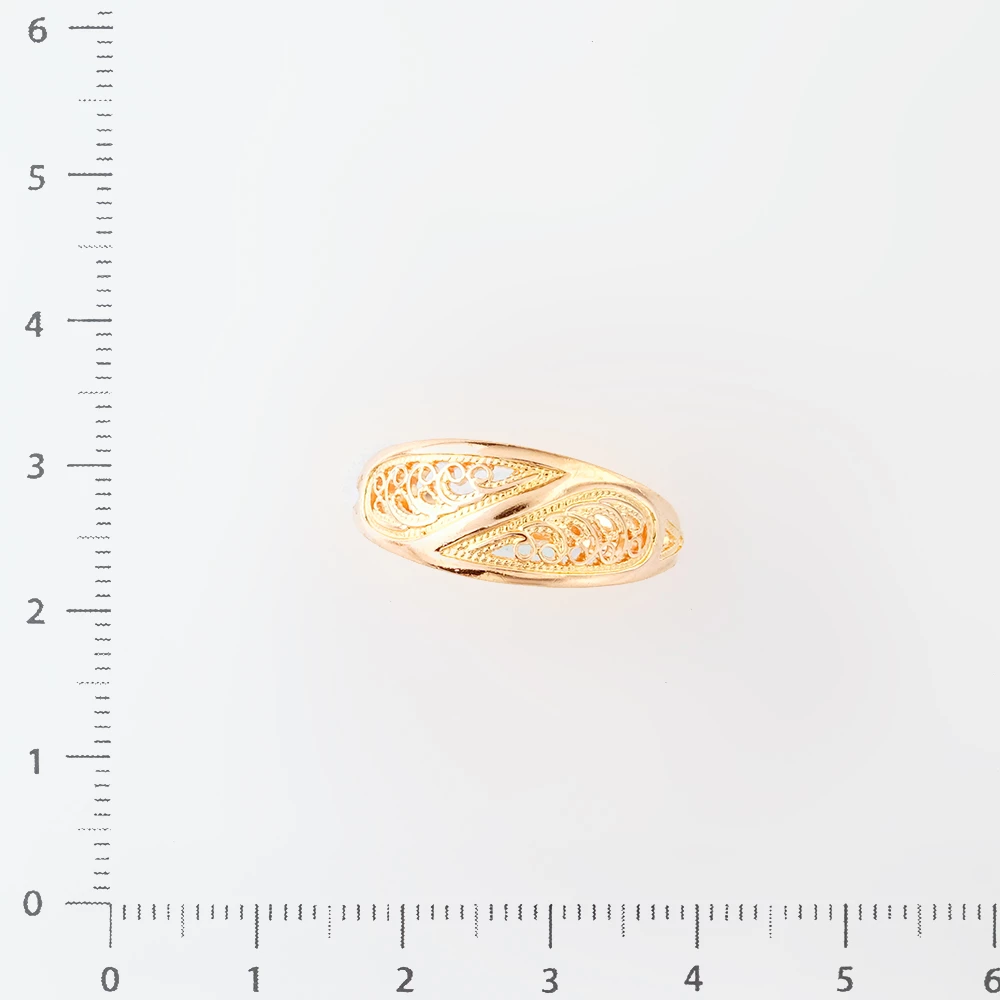 Кольцо из красного золота 585 пробы