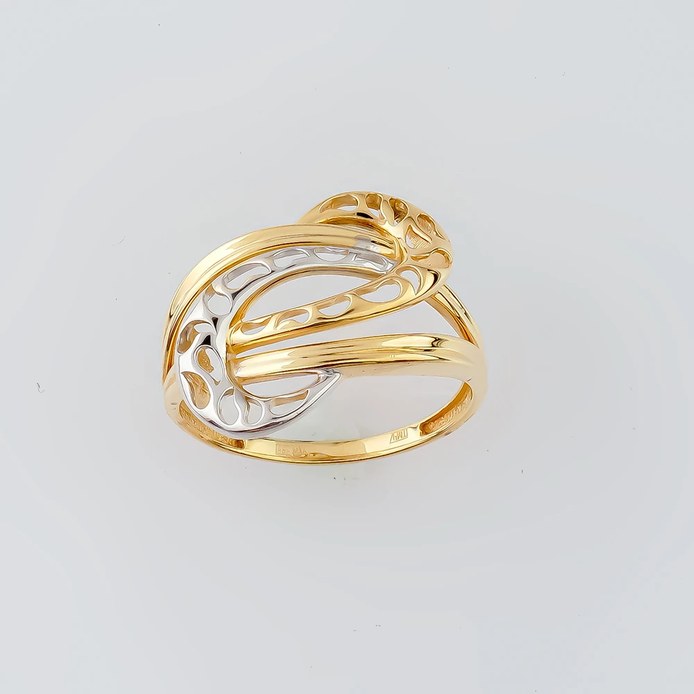 Кольцо из желтого золота 585 пробы