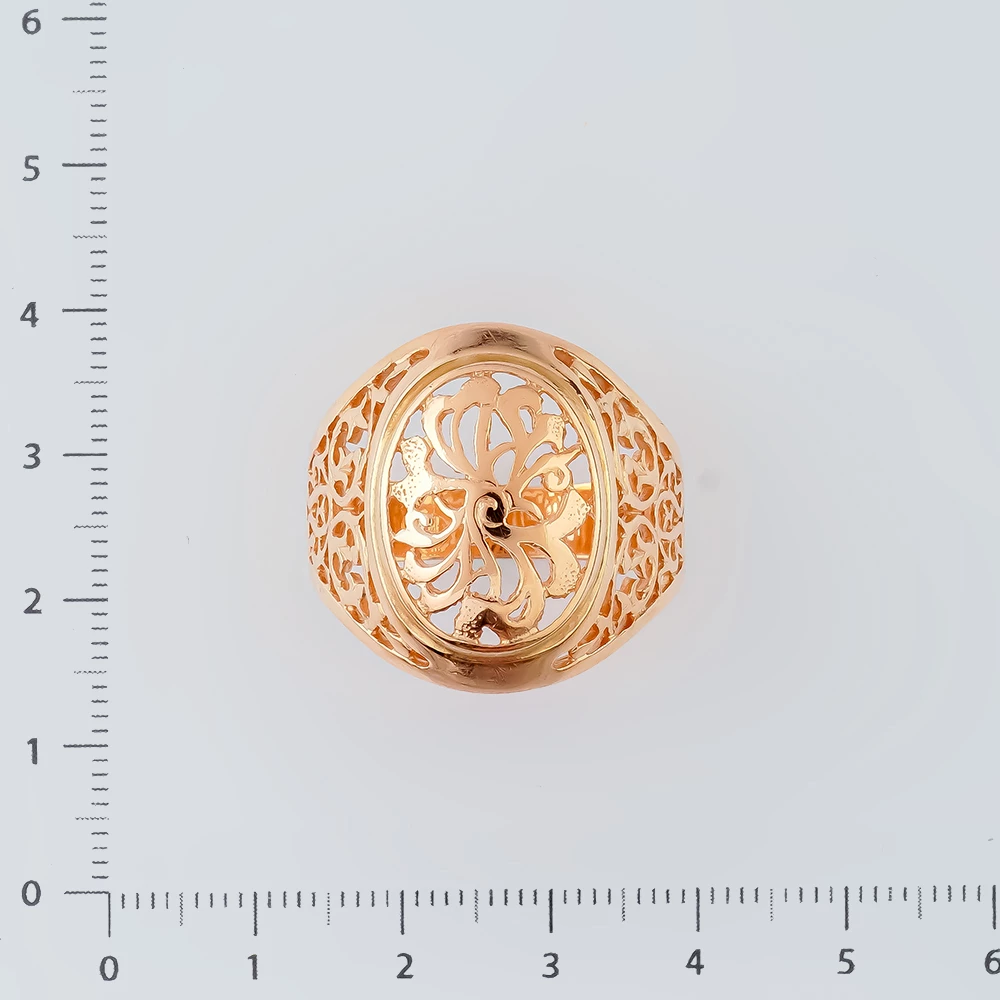 Кольцо из красного золота 583 пробы