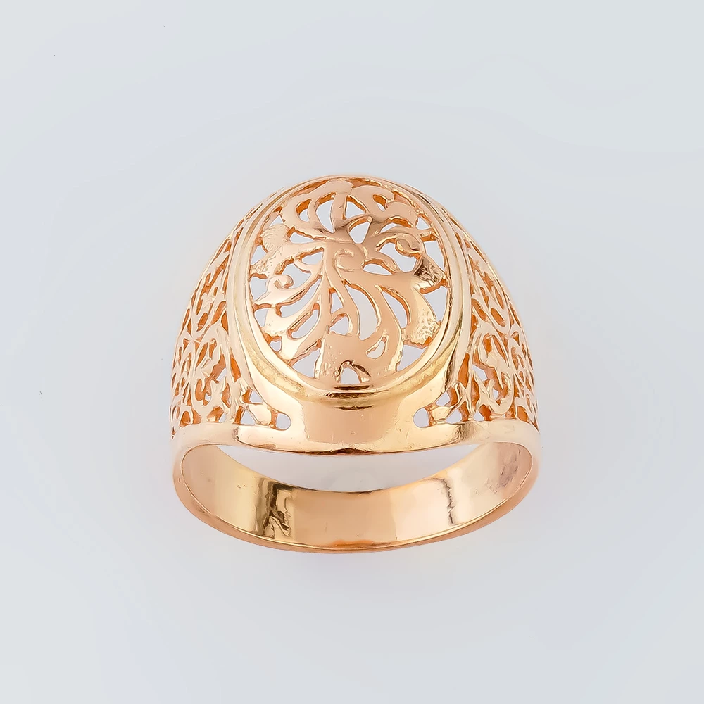 Кольцо из красного золота 583 пробы