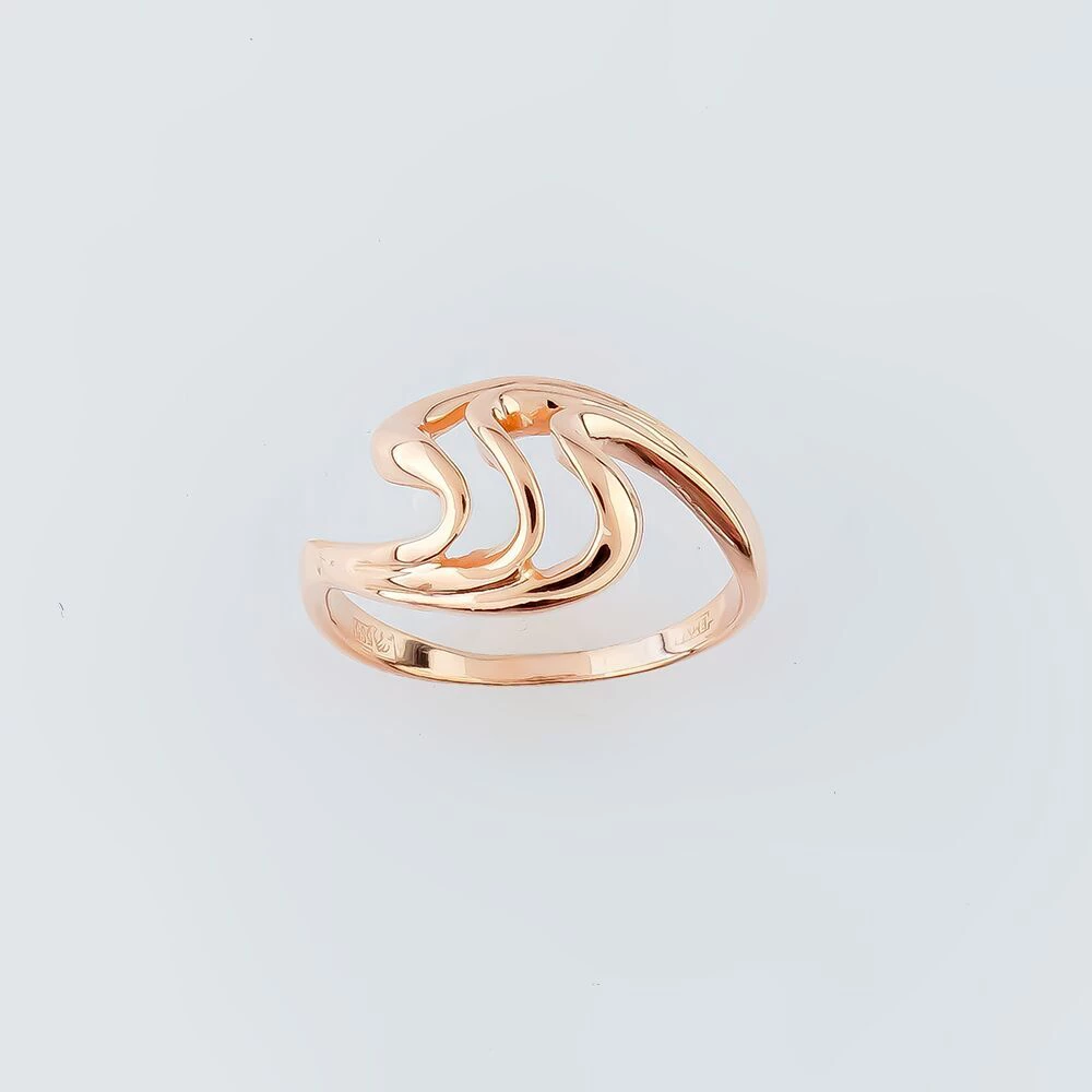 Кольцо из красного золота 585 пробы