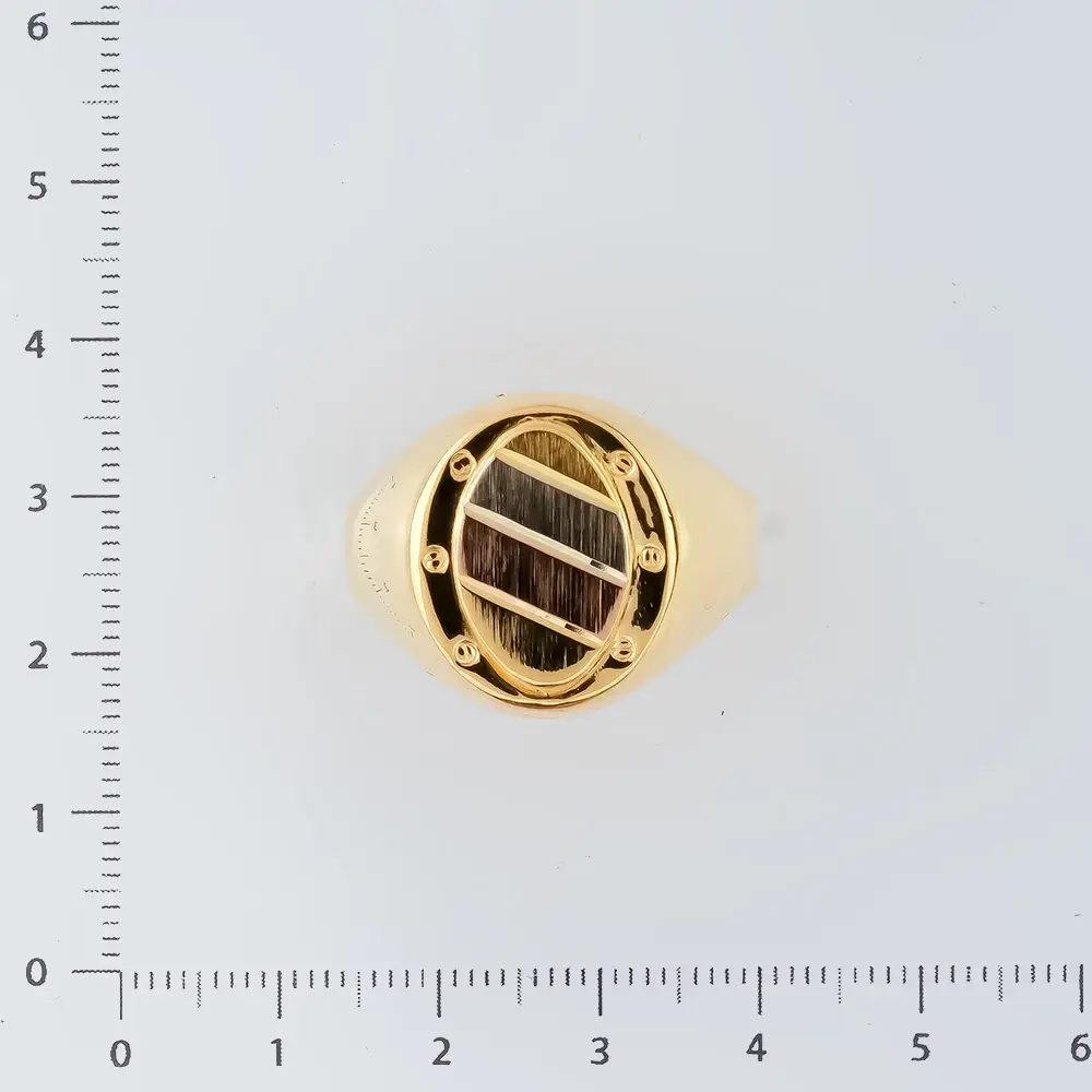 Кольцо из красного золота 750 пробы
