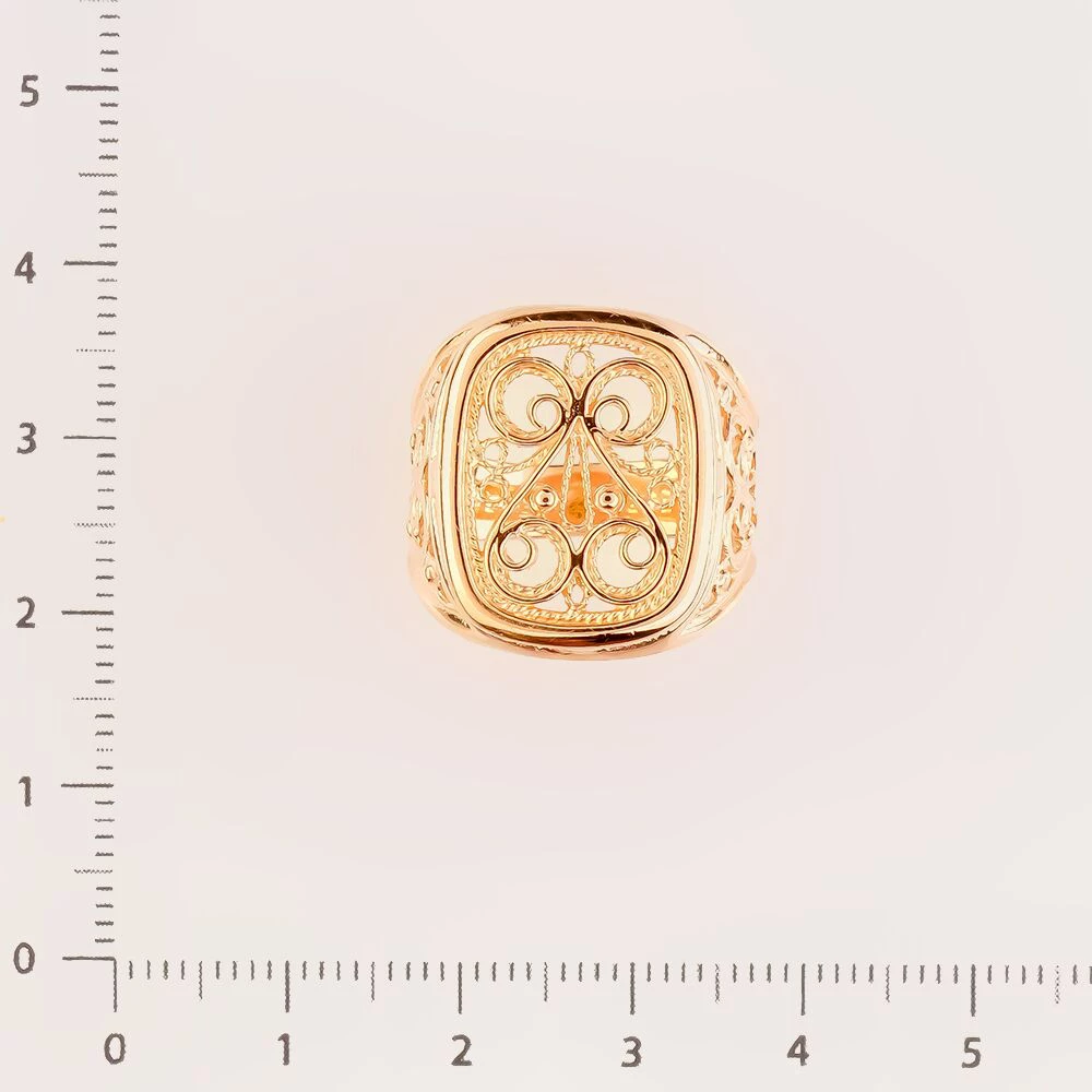 Кольцо из красного золота 585 пробы