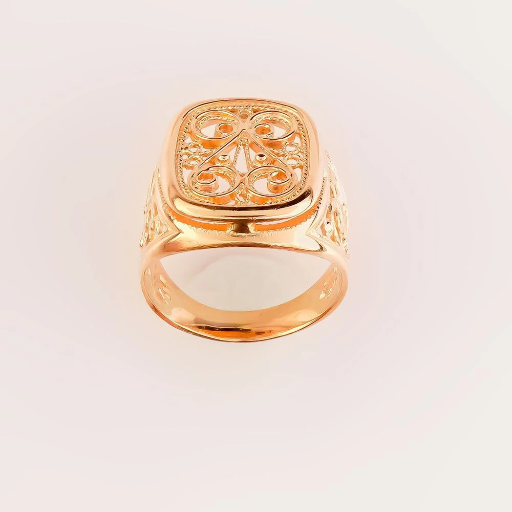 Кольцо из красного золота 585 пробы