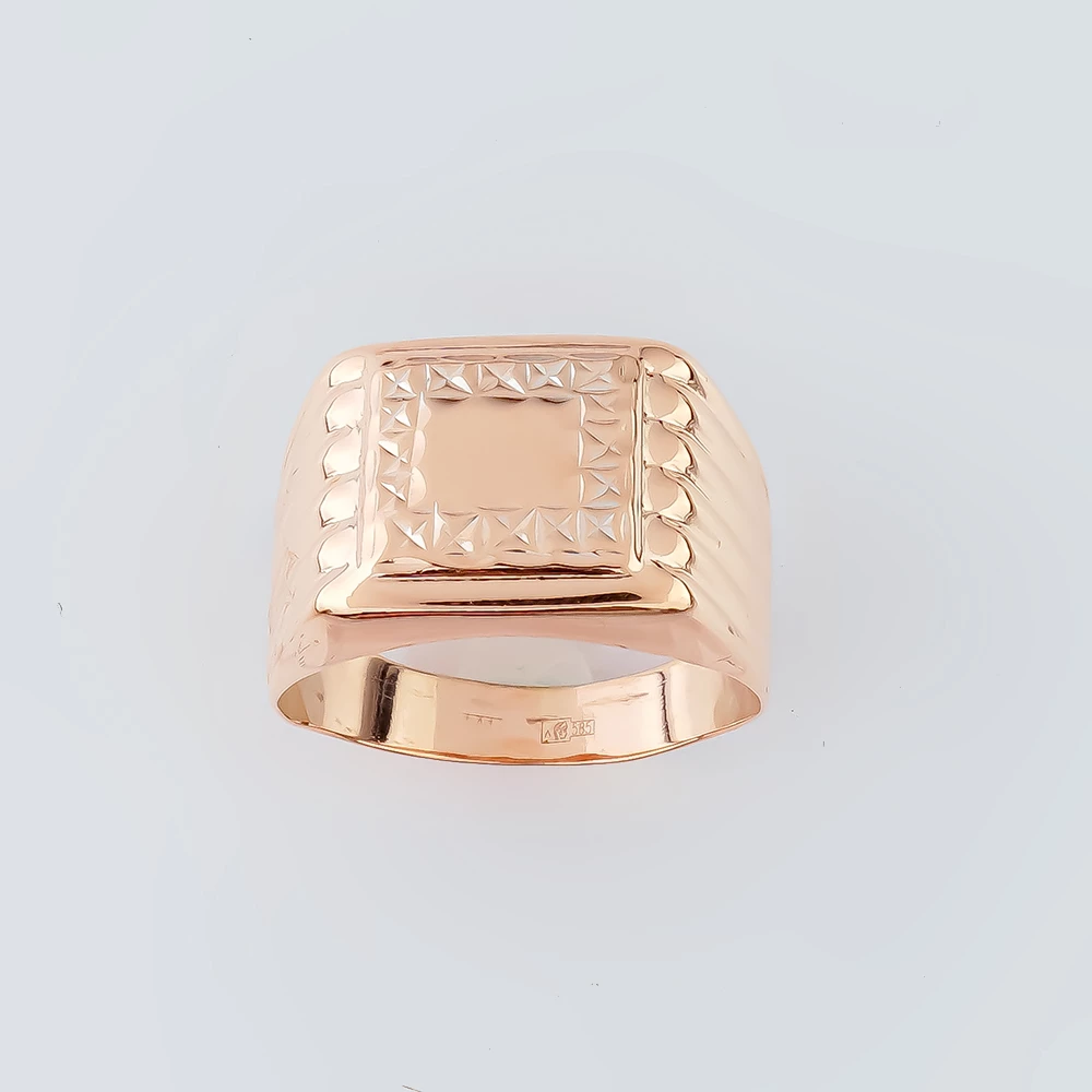 Кольцо из красного золота 585 пробы