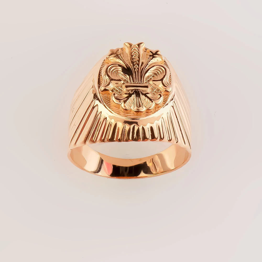 Кольцо из красного золота 583 пробы