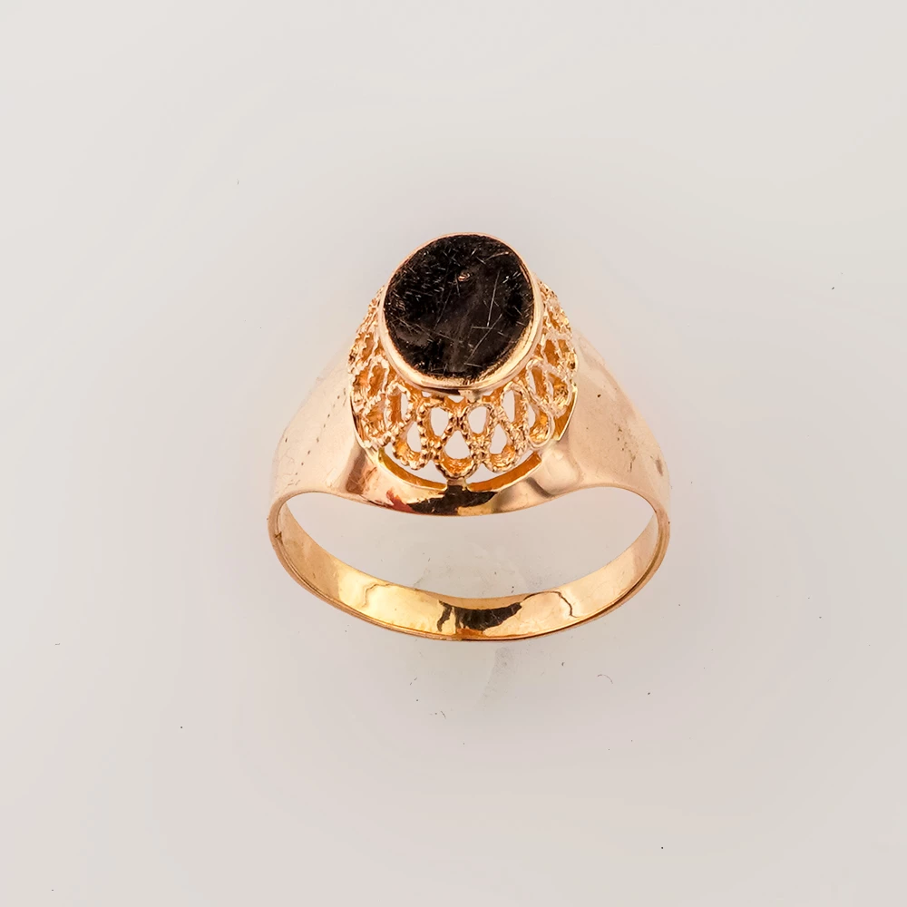 Кольцо из красного золота 583 пробы