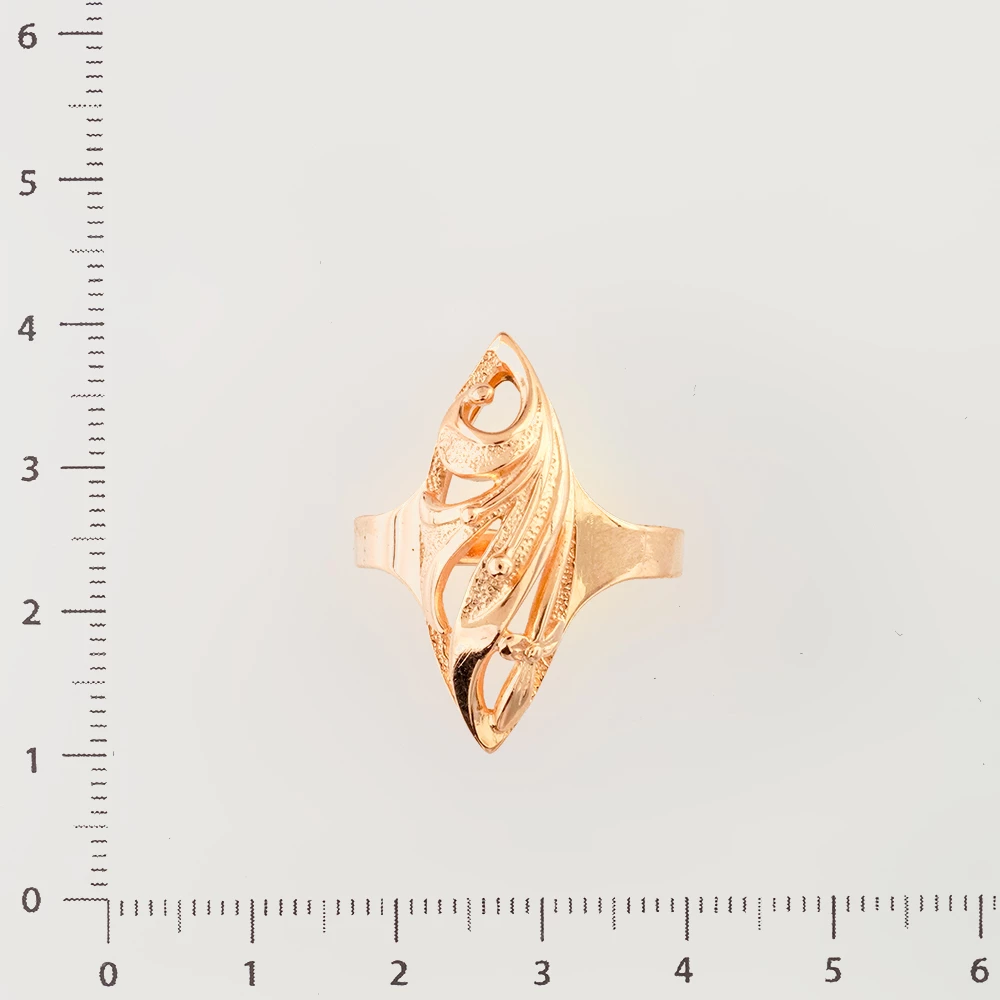 Кольцо из красного золота 585 пробы