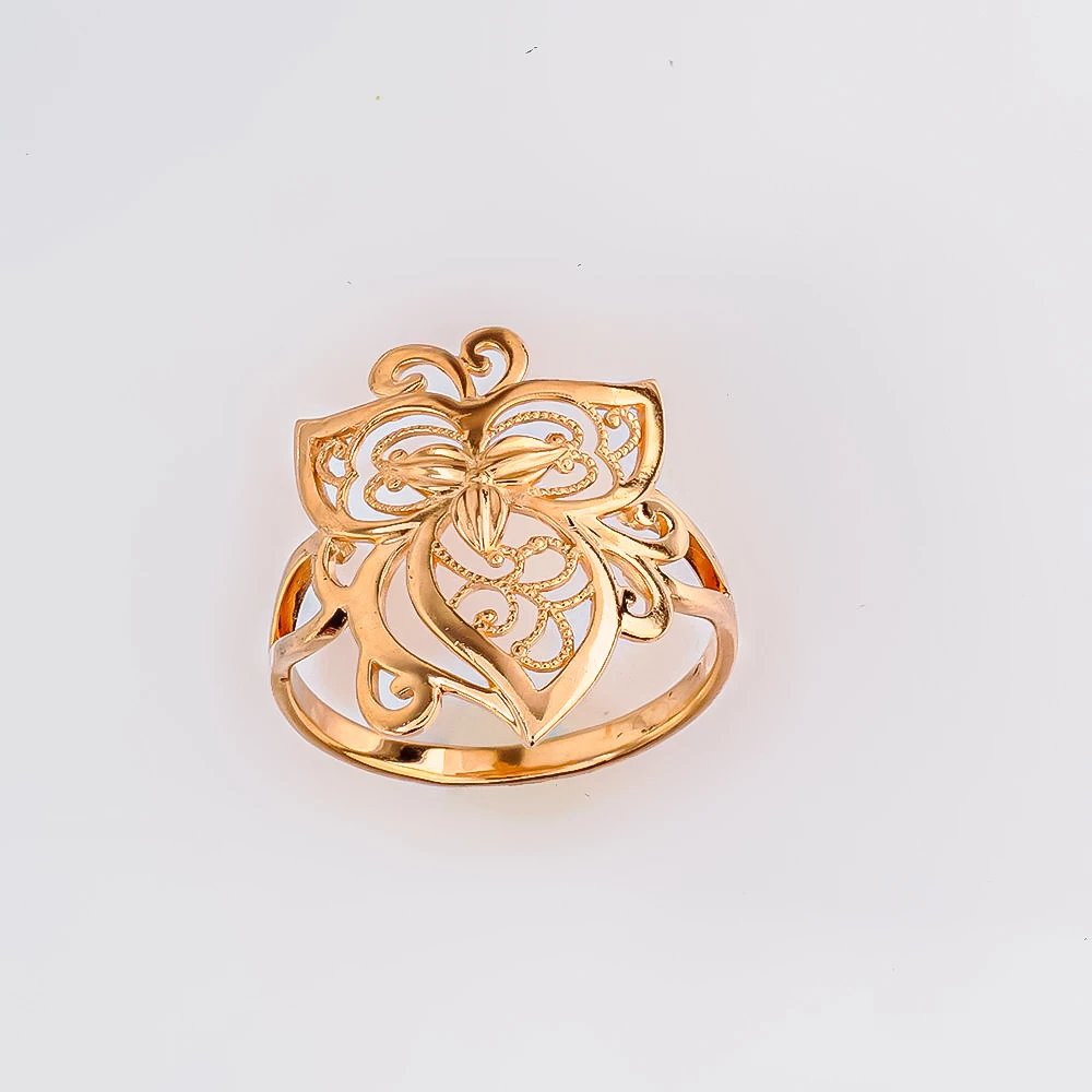 Кольцо из красного золота 585 пробы