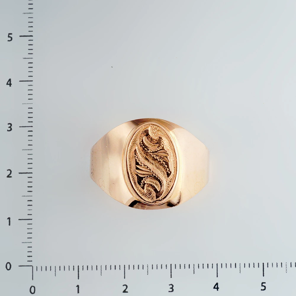 Кольцо из красного золота 583 пробы