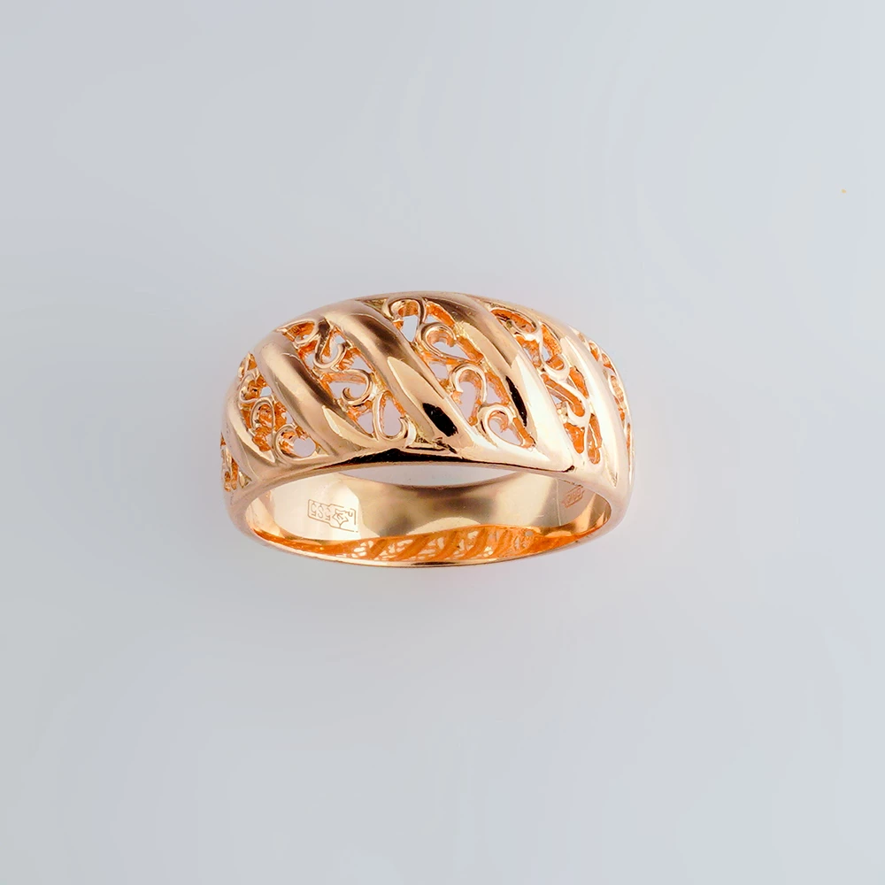 Кольцо из красного золота 585 пробы