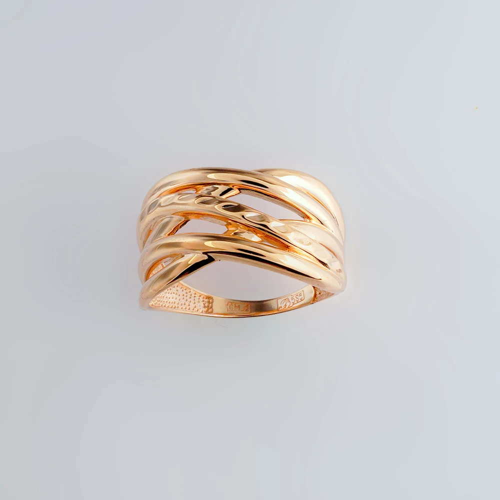 Кольцо из красного золота 585 пробы