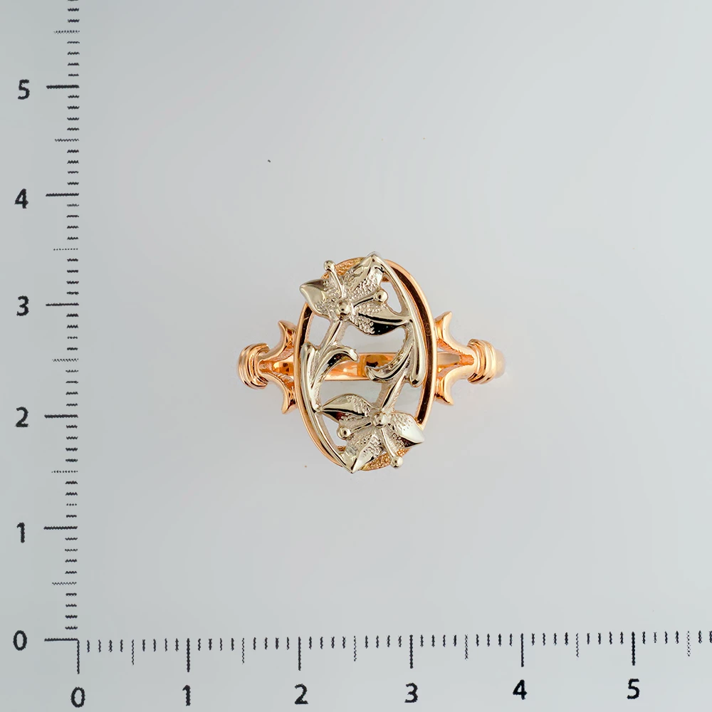 Кольцо из красного золота 585 пробы