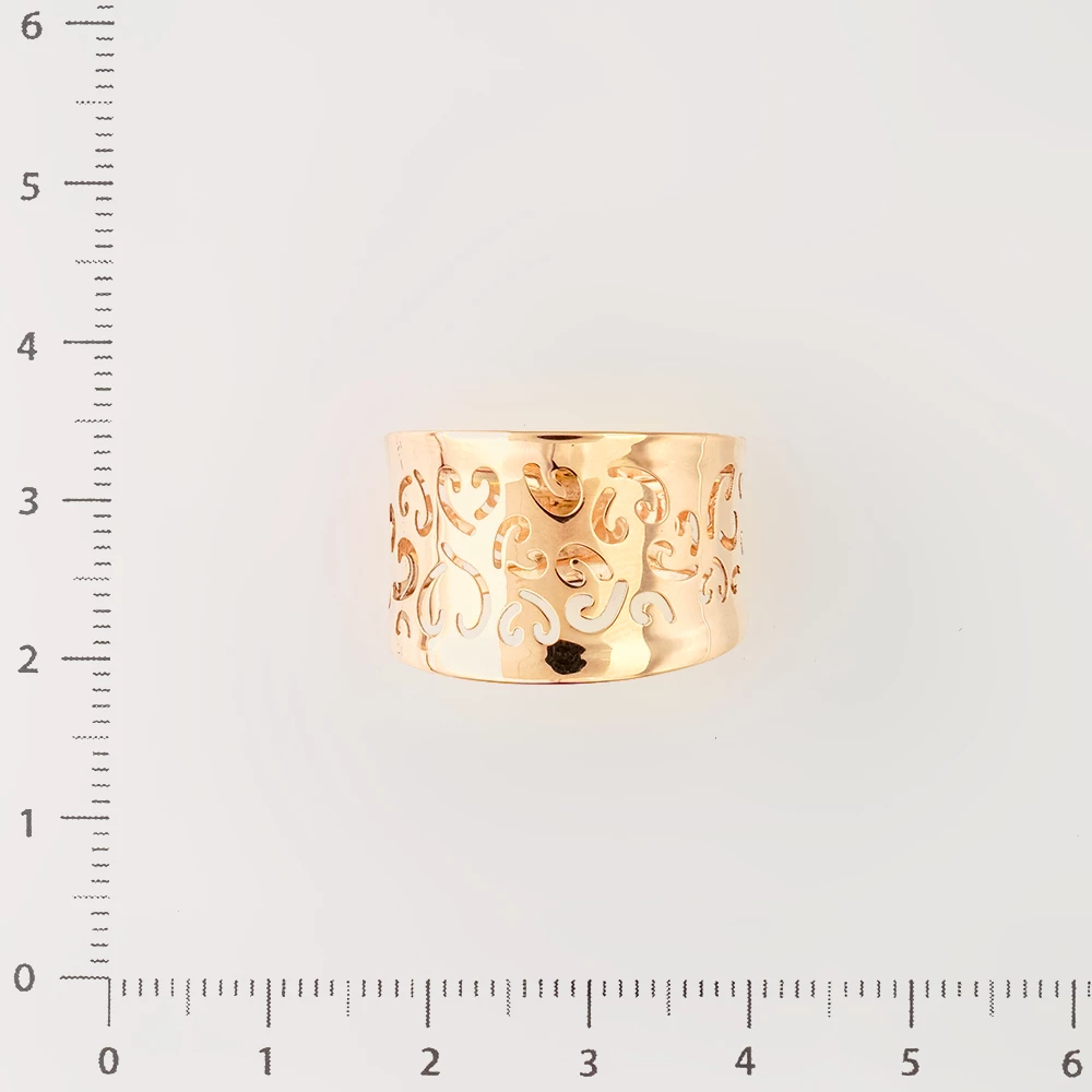 Кольцо из красного золота 585 пробы