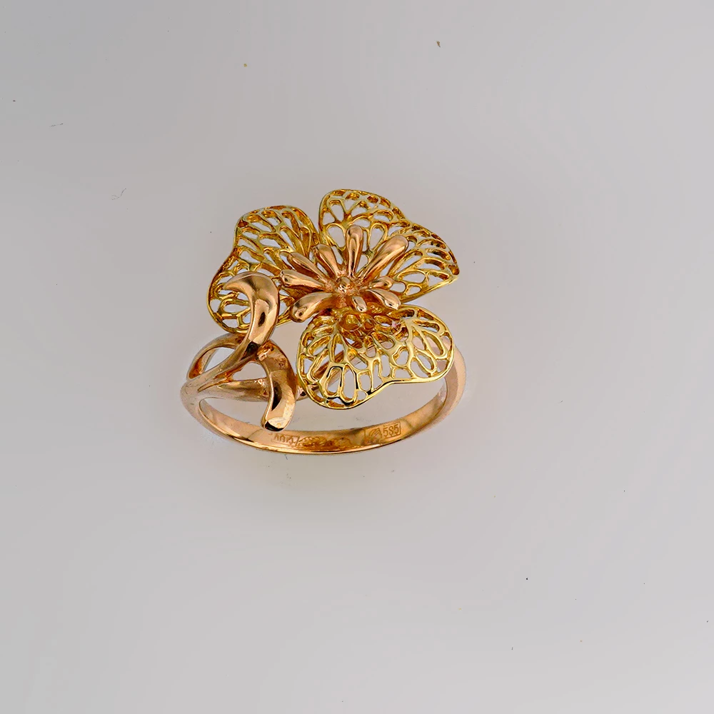 Кольцо из красного золота 585 пробы