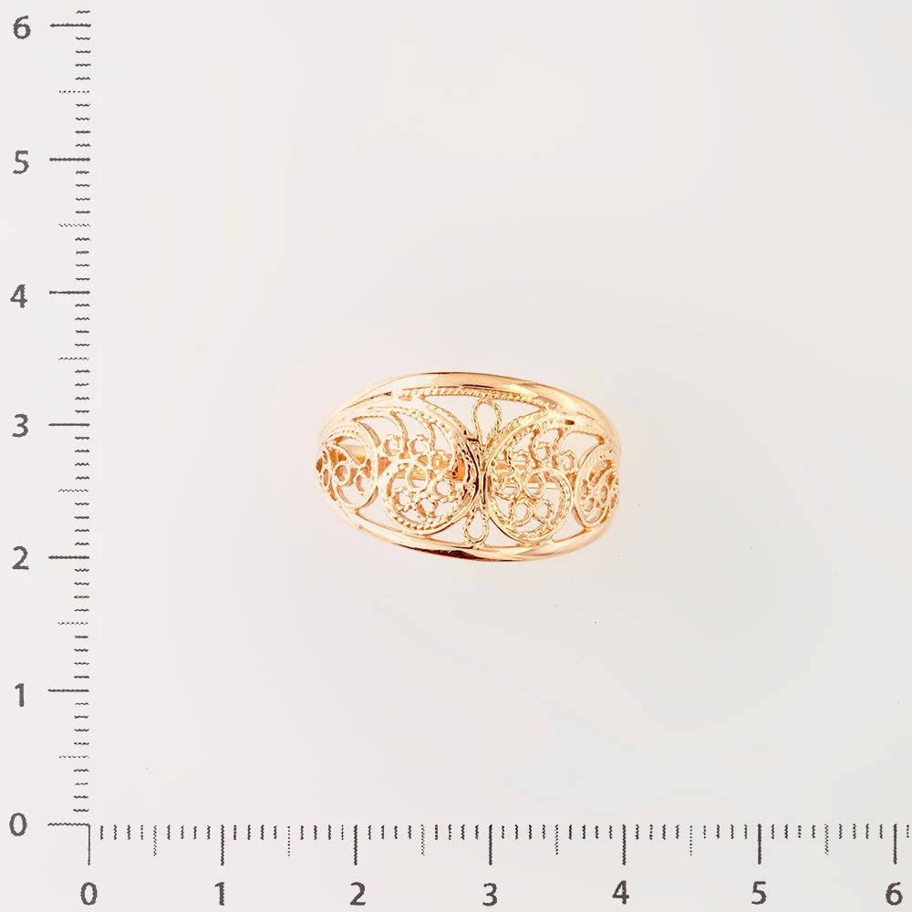 Кольцо из красного золота 585 пробы