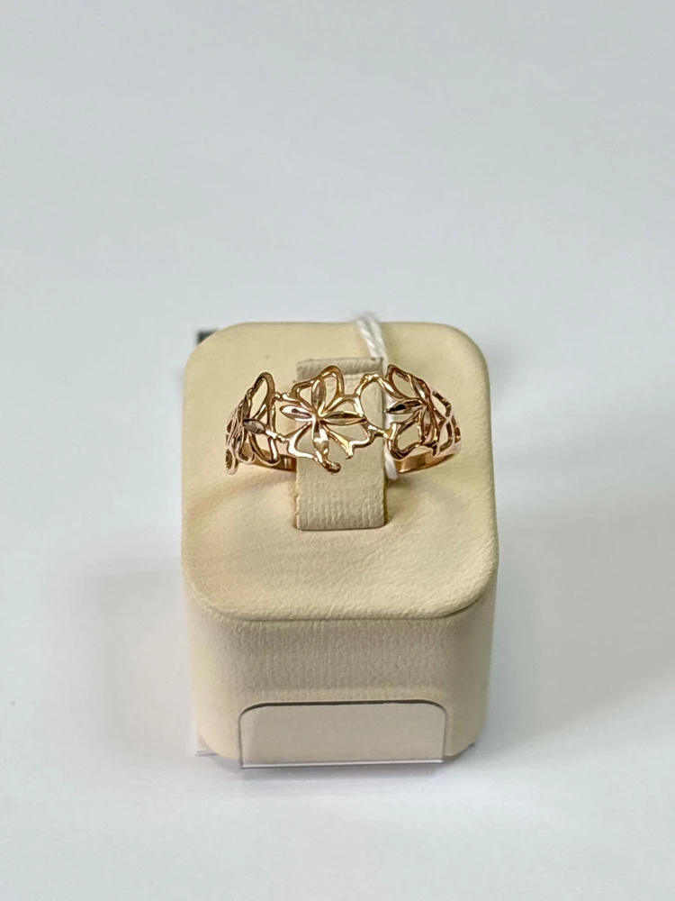 Кольцо из красного золота 585 пробы