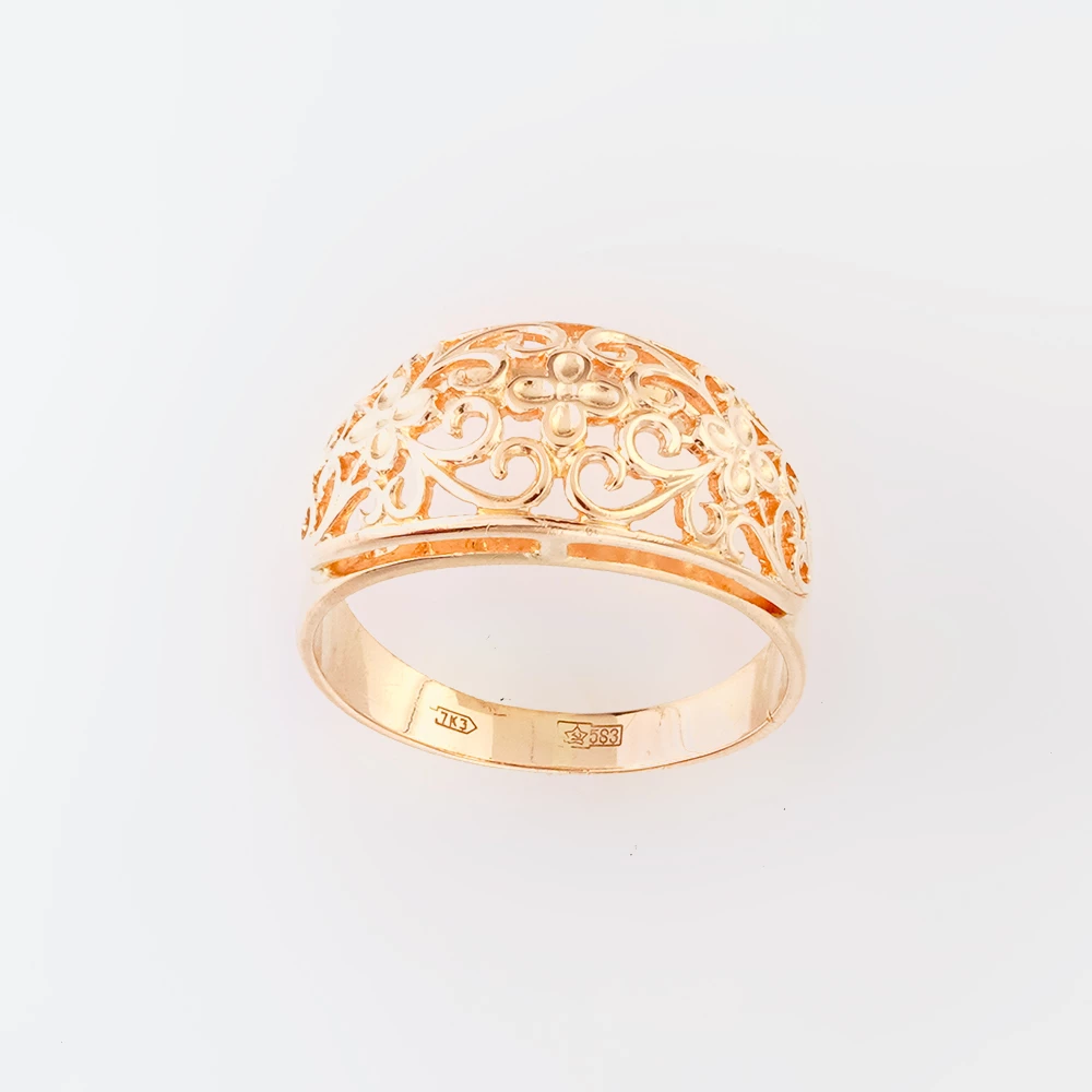 Кольцо из красного золота 583 пробы