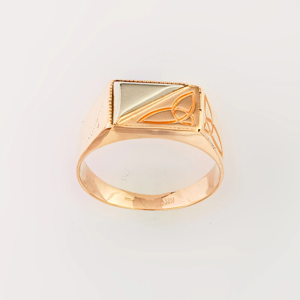 Кольцо из красного золота 585 пробы