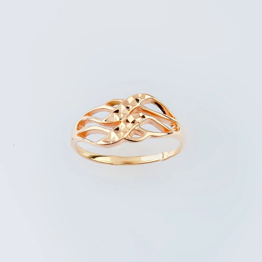 Кольцо из красного золота 585 пробы