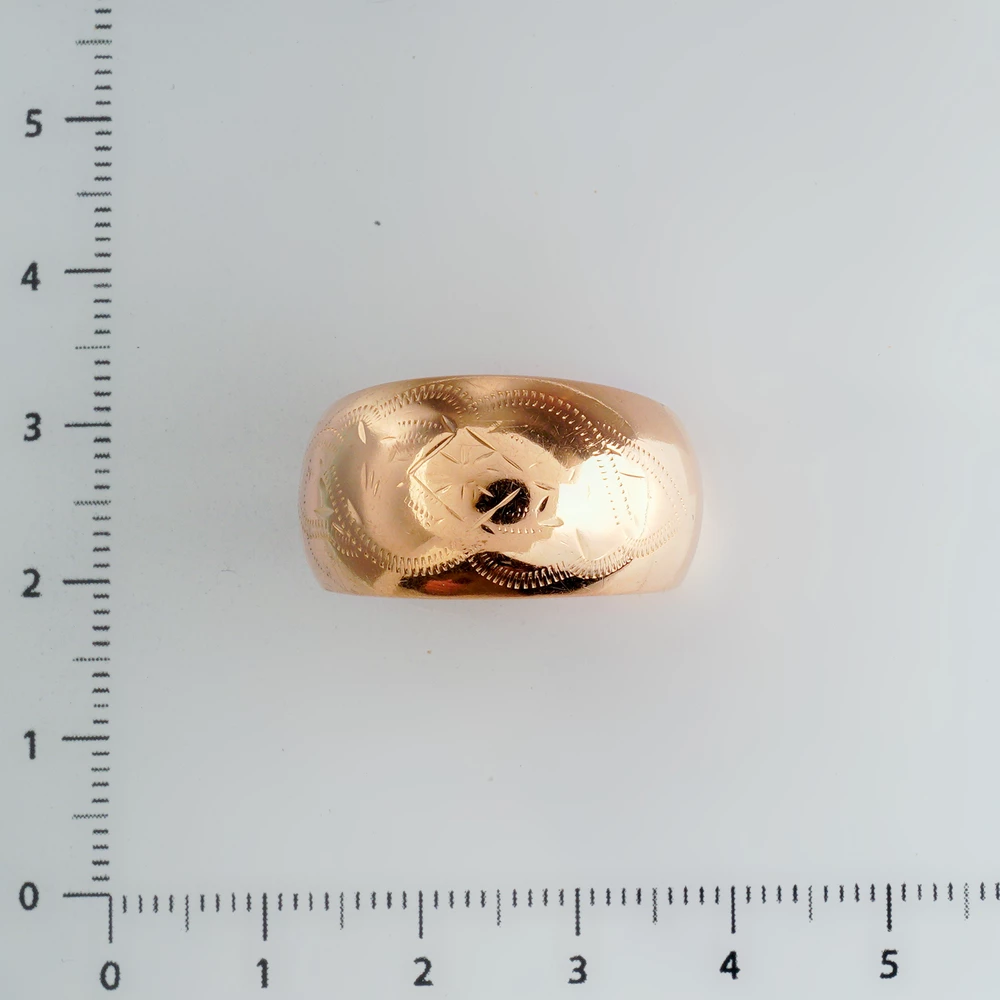 Кольцо из красного золота 583 пробы