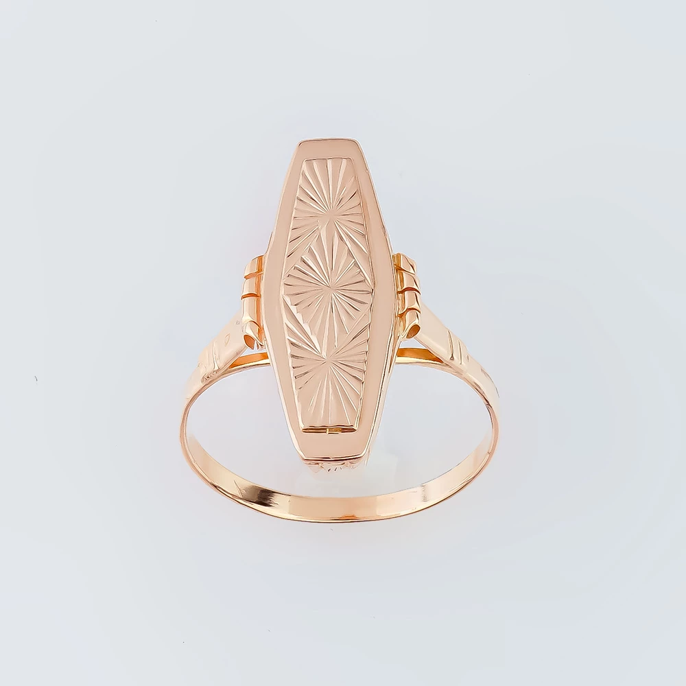 Кольцо из красного золота 583 пробы