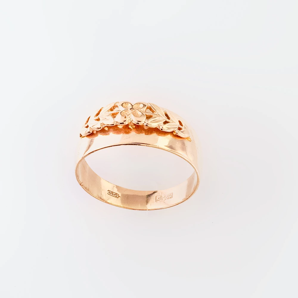 Кольцо из красного золота 585 пробы