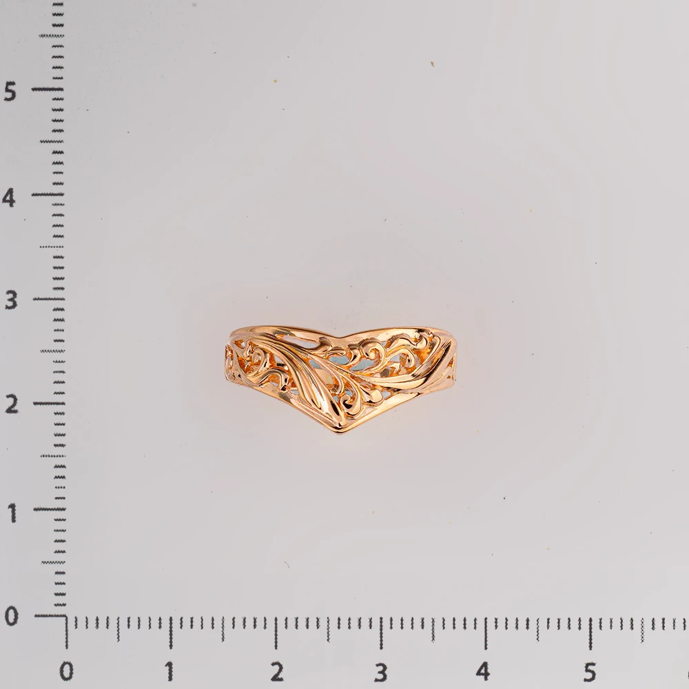 Кольцо из красного золота 585 пробы