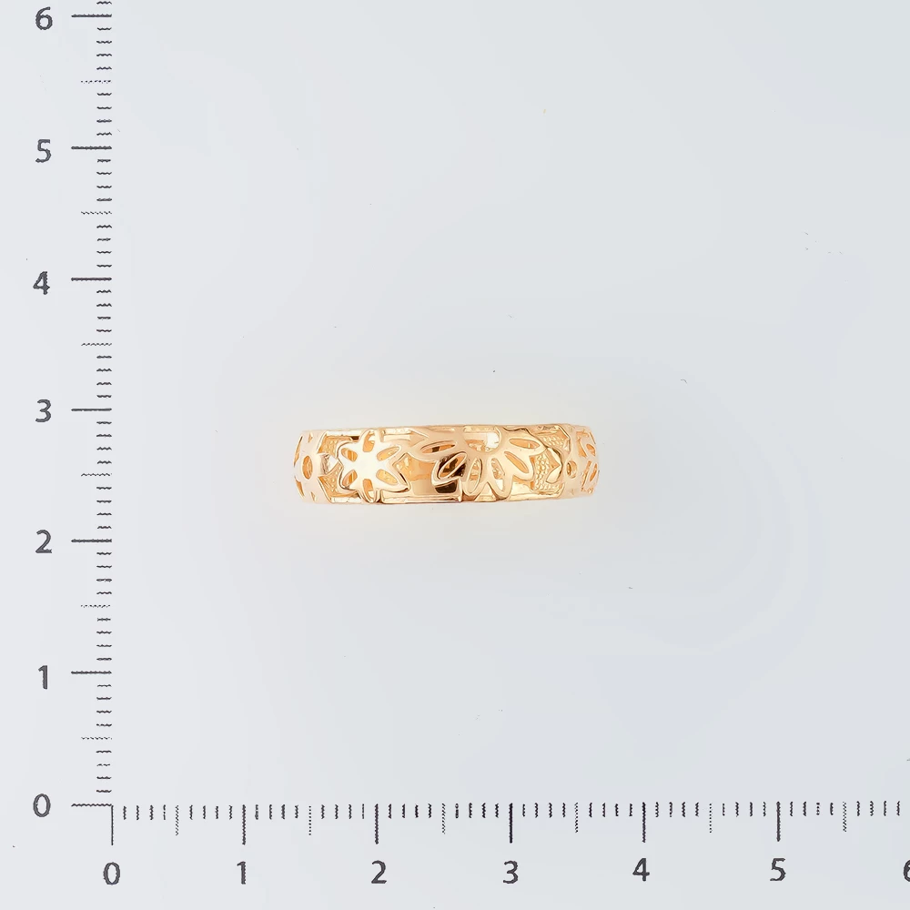 Кольцо из красного золота 585 пробы