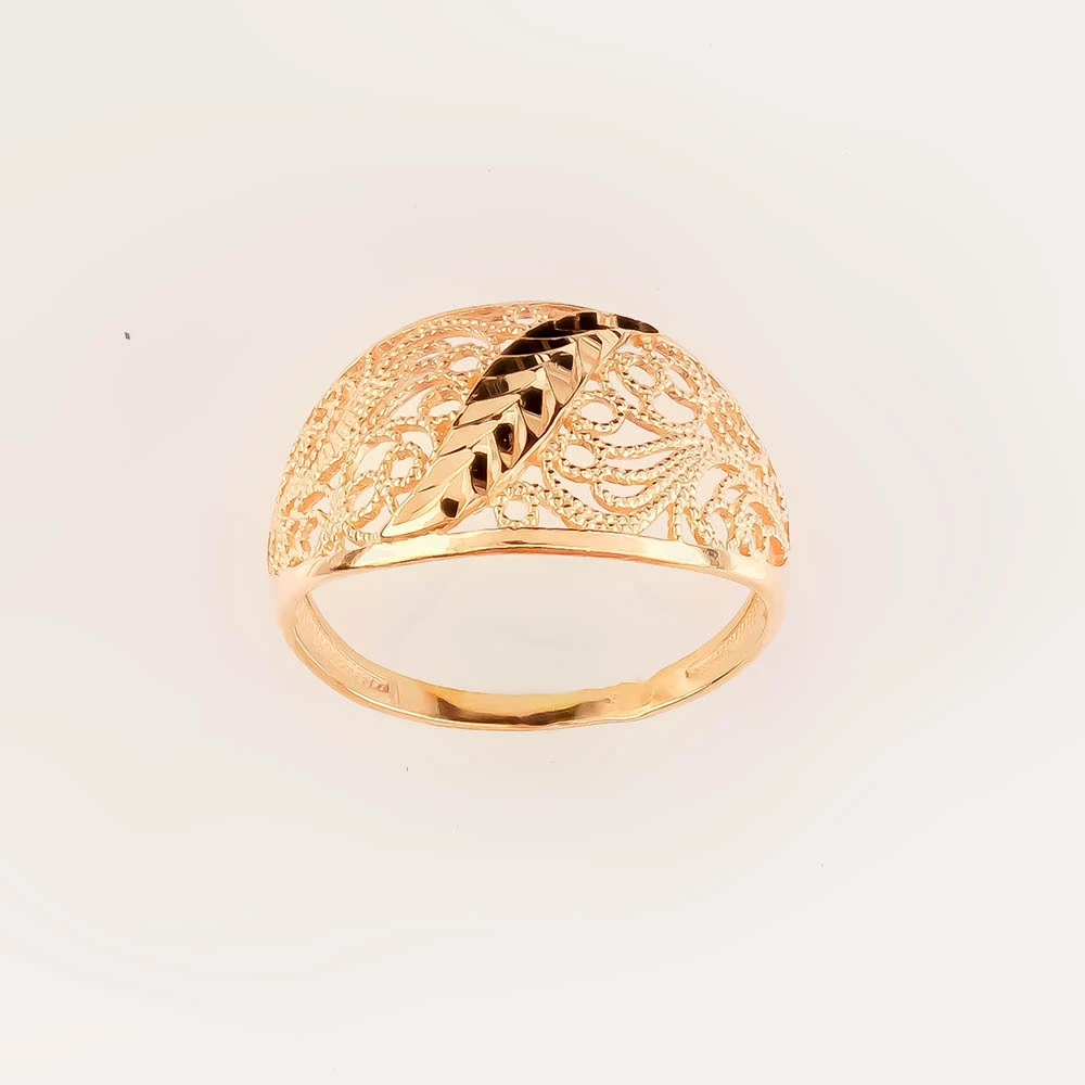 Кольцо из красного золота 585 пробы