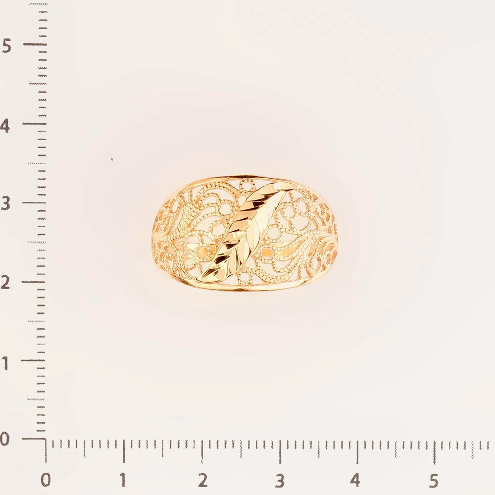 Кольцо из красного золота 585 пробы