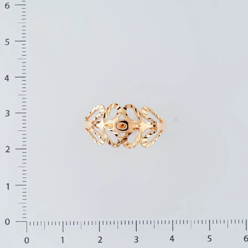 Кольцо из красного золота 585 пробы