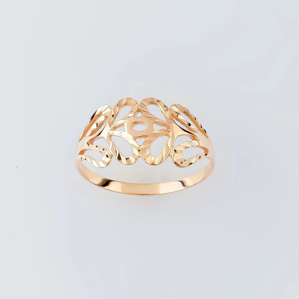 Кольцо из красного золота 585 пробы