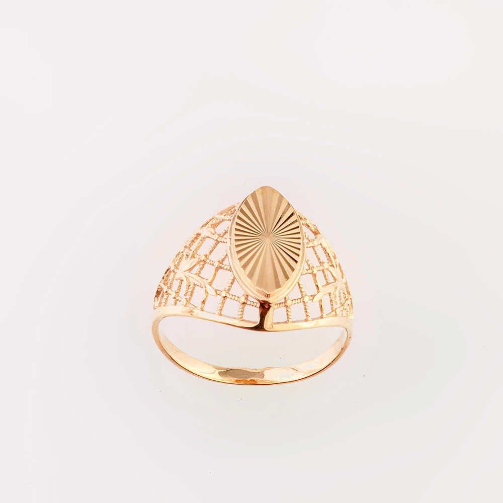 Кольцо из красного золота 585 пробы