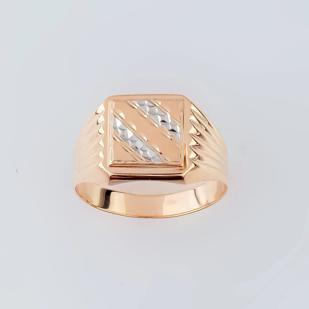 Кольцо из красного золота 585 пробы