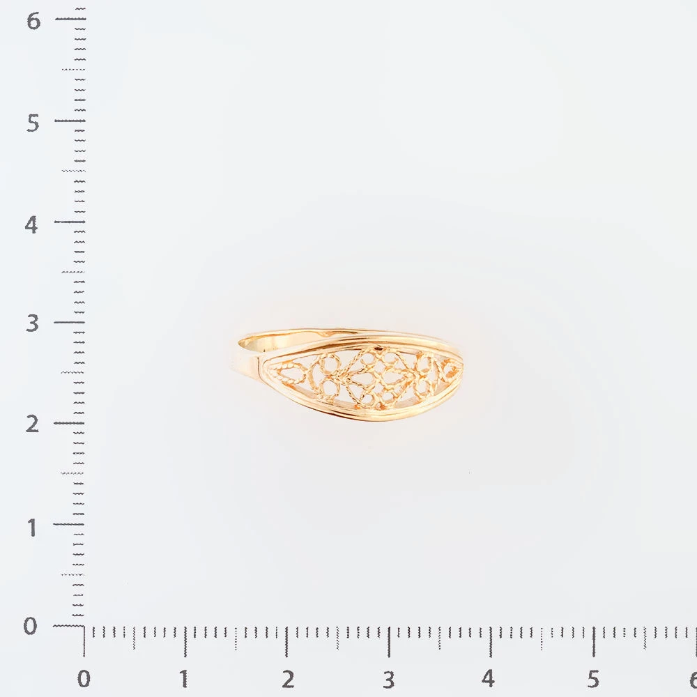 Кольцо из красного золота 585 пробы