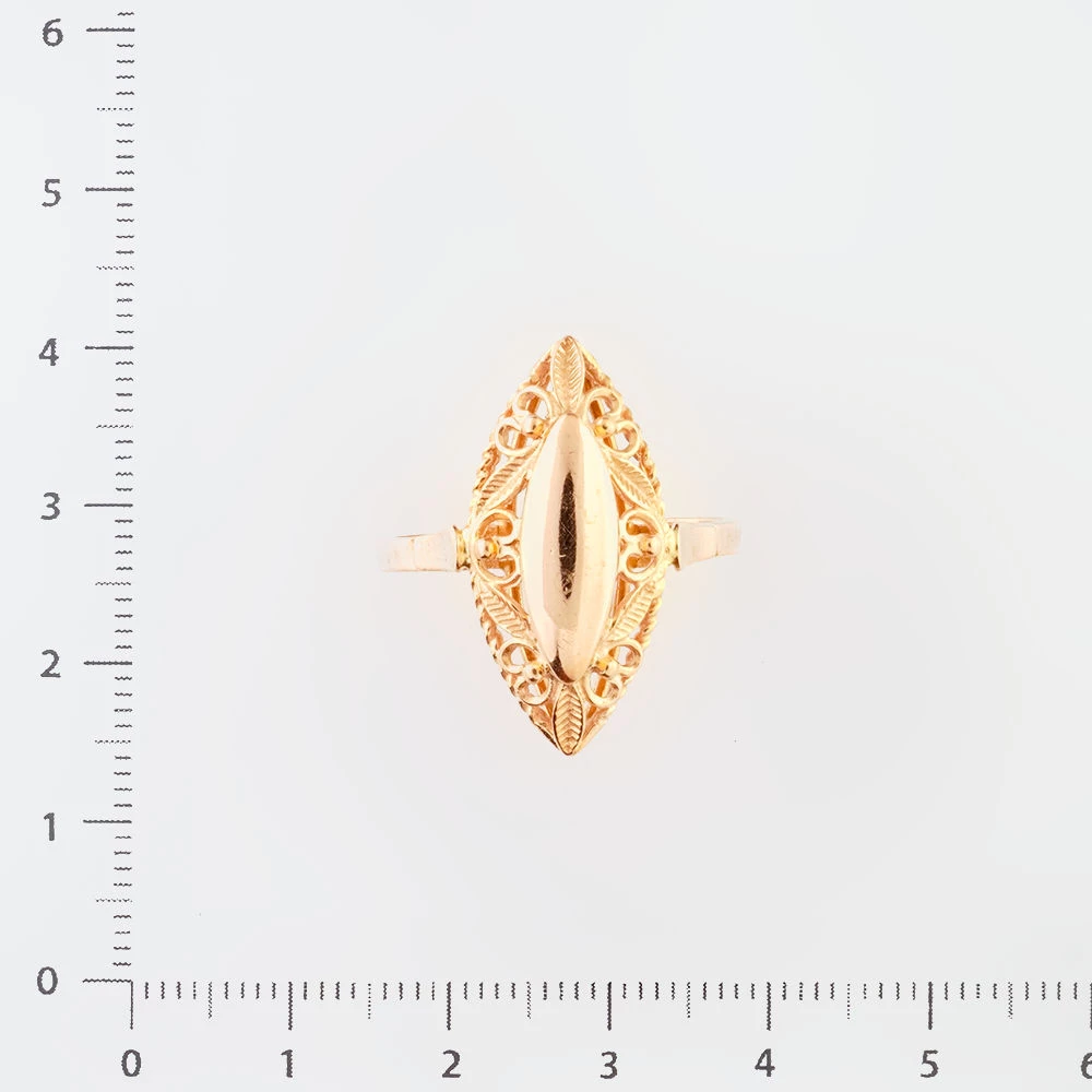 Кольцо из красного золота 585 пробы