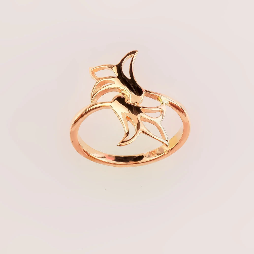 Кольцо из красного золота 583 пробы