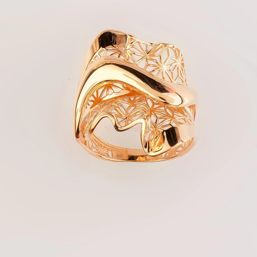 Кольцо из красного золота 585 пробы