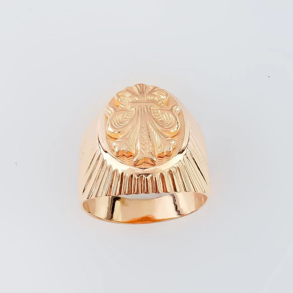 Кольцо из красного золота 583 пробы